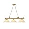 Z-Lite Cordon 3 Light Billiard, Rubbed Brass & Golden Mottle 2306-3RB-GM16 - alternate 3